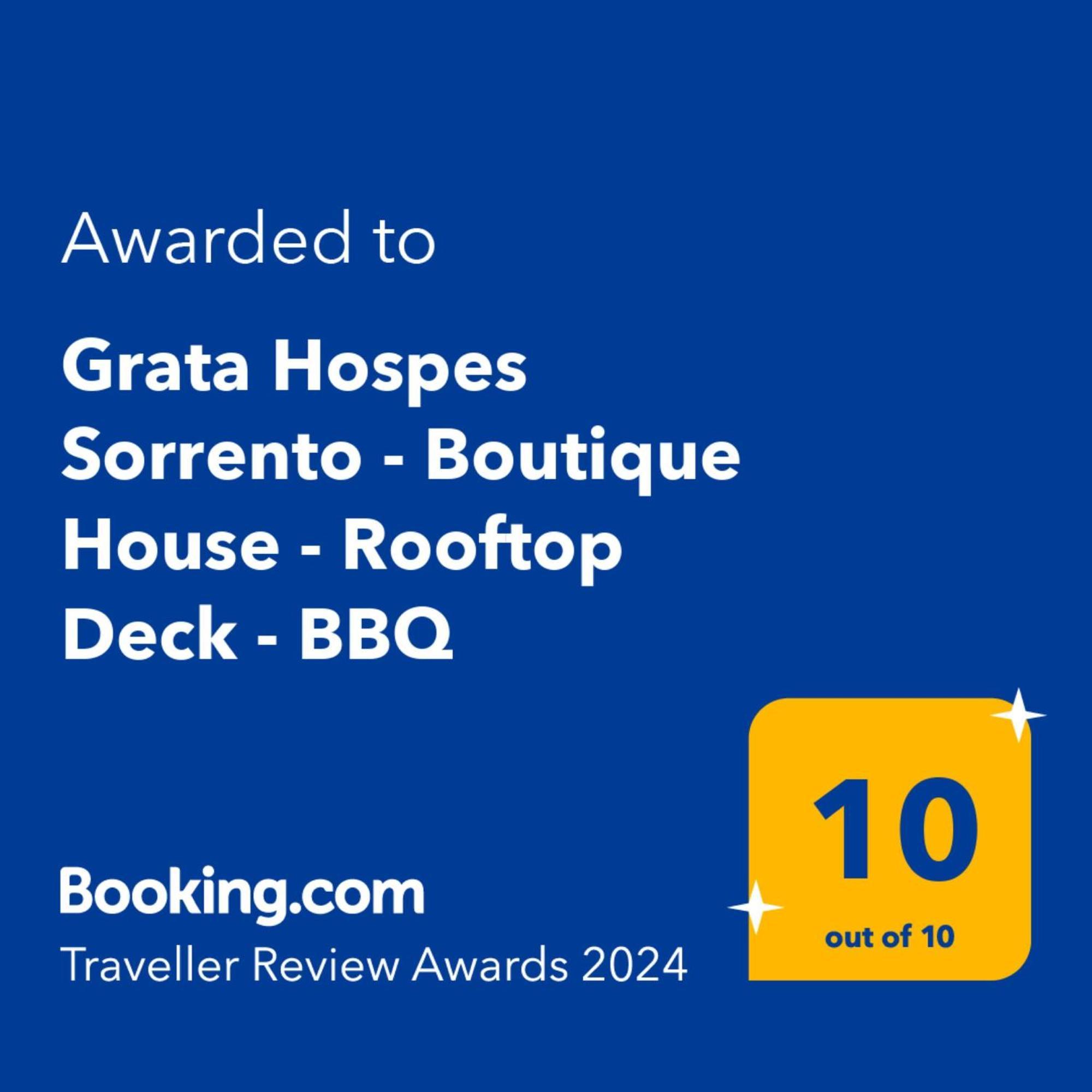Apartamento Grata Hospes - Boutique House - Rooftop Deck - Bbq Península Sorrentina